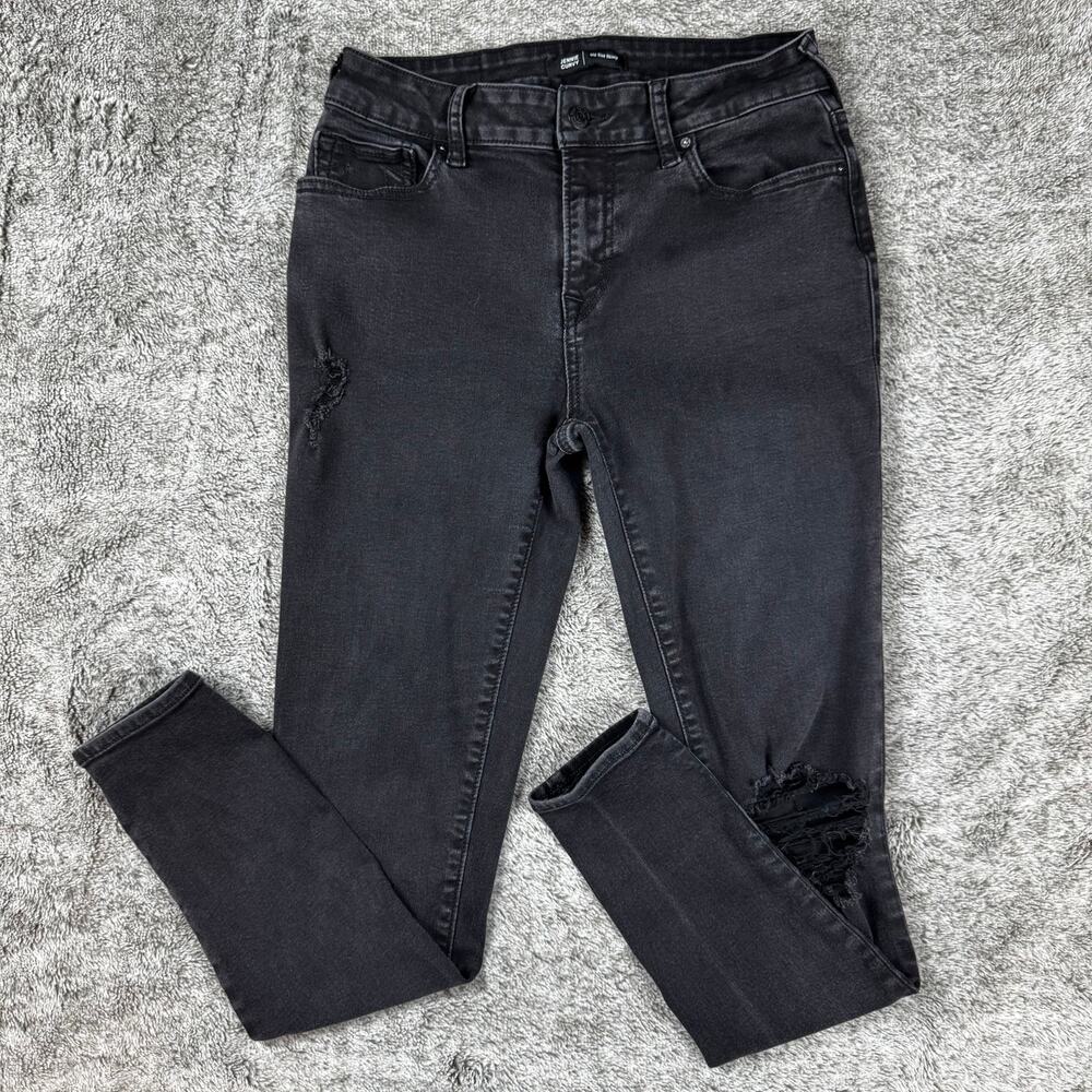 True Religion Mid Rise Skinny Denim Jeans Women's 29 Black